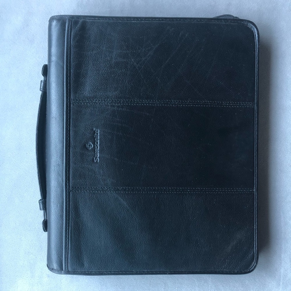 Samsonite ~ Business Portfolio ~3 Ring Binder Zipper